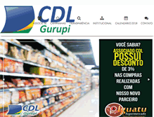 Tablet Screenshot of cdlgurupi.com.br